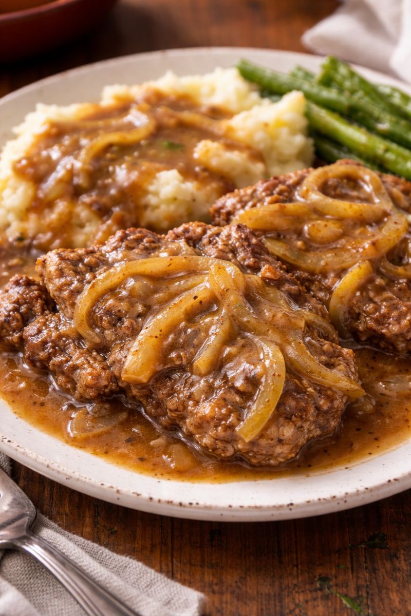Smothered Cube Steak with Onion&nbsp;Gravy