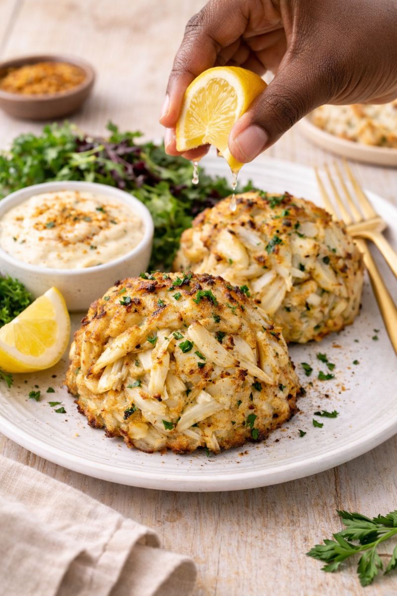 dariuscooks crab cakes with old bay aioli