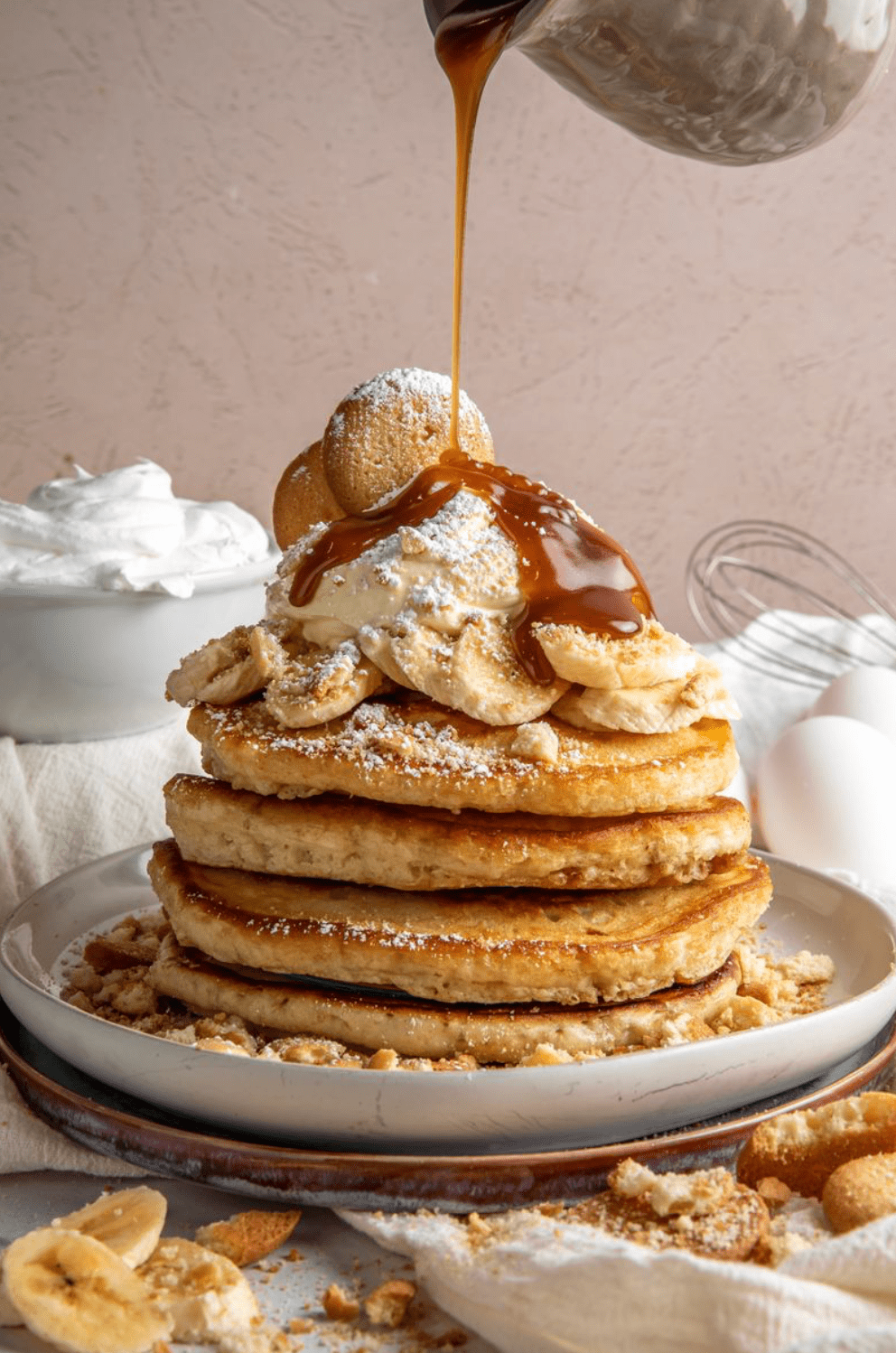Banana Pudding Pancakes