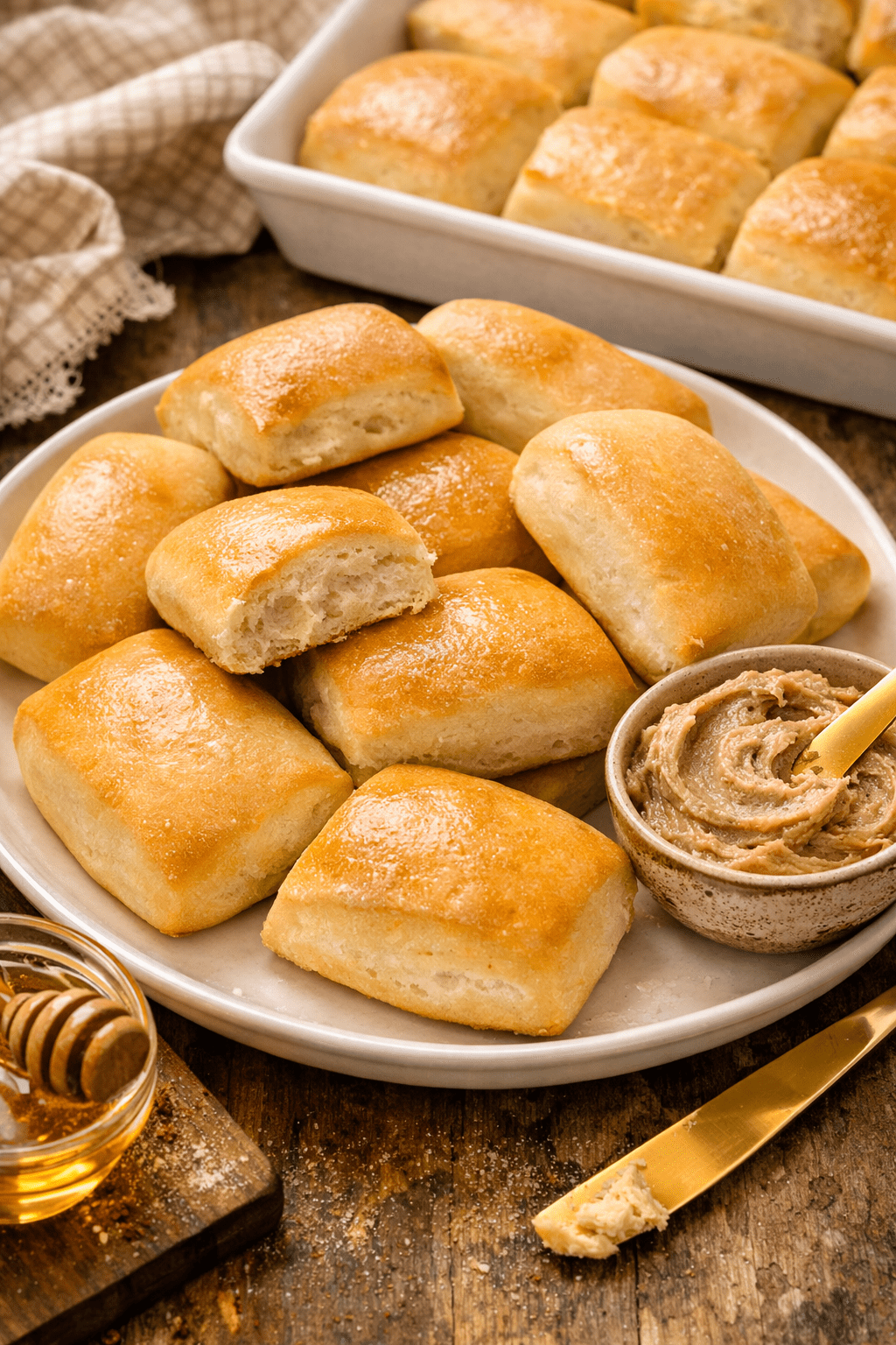 Texas Roadhouse Rolls & Cinnamon&nbsp;Butter