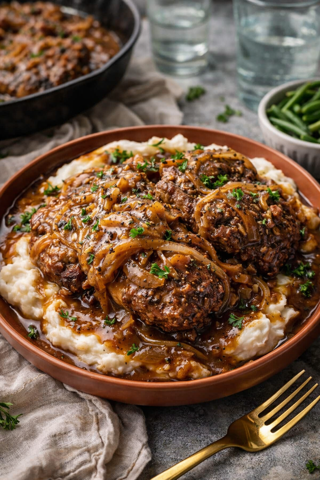 dariuscooks smothered cube steak