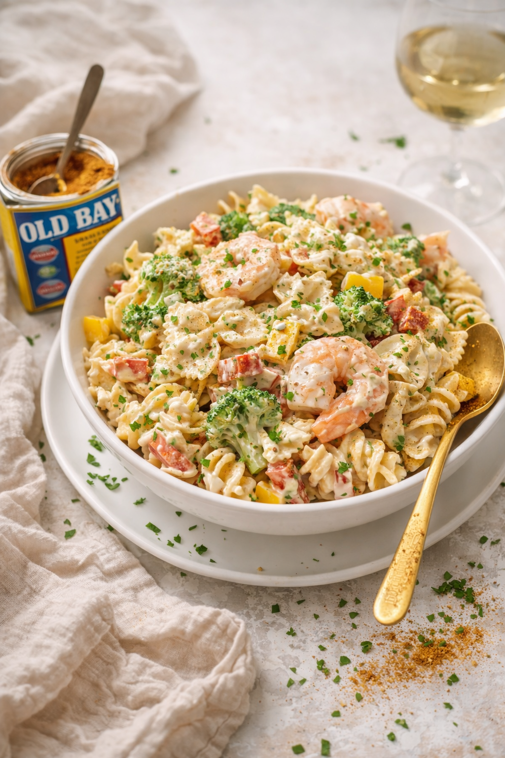 baby shower pasta salad - dariuscooks