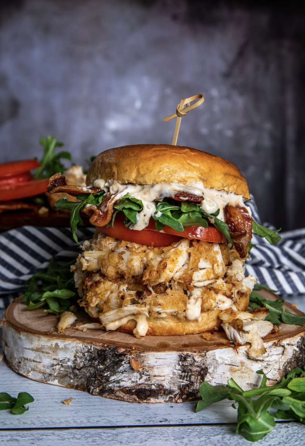 dariuscooks crab cake blt