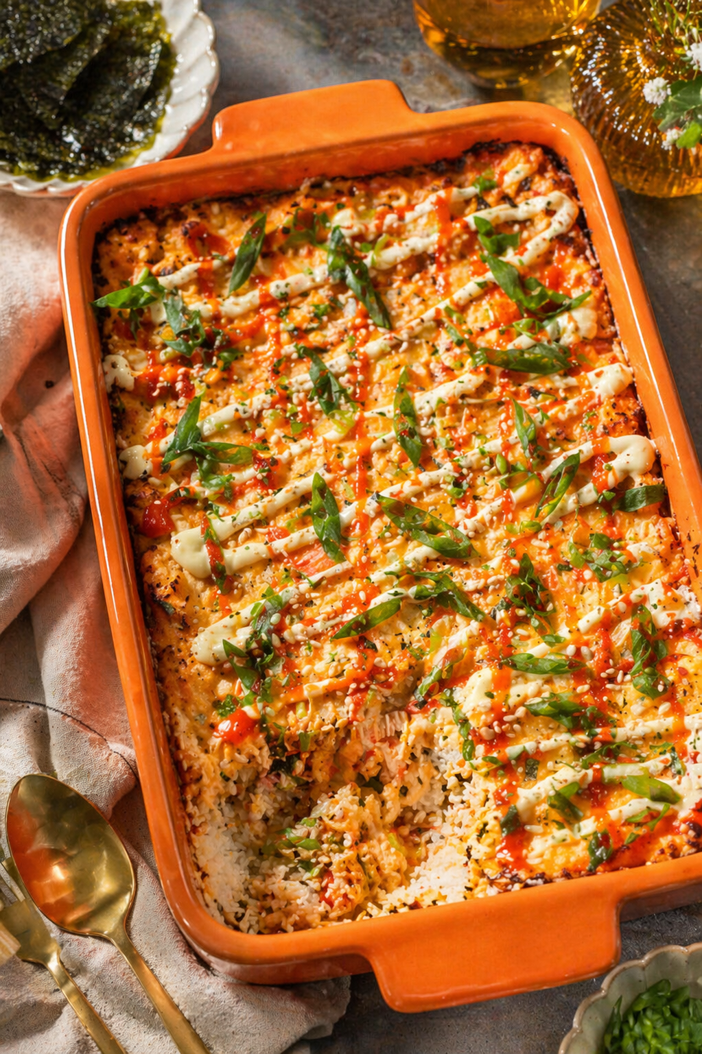 Viral Sushi Bake dariuscooks