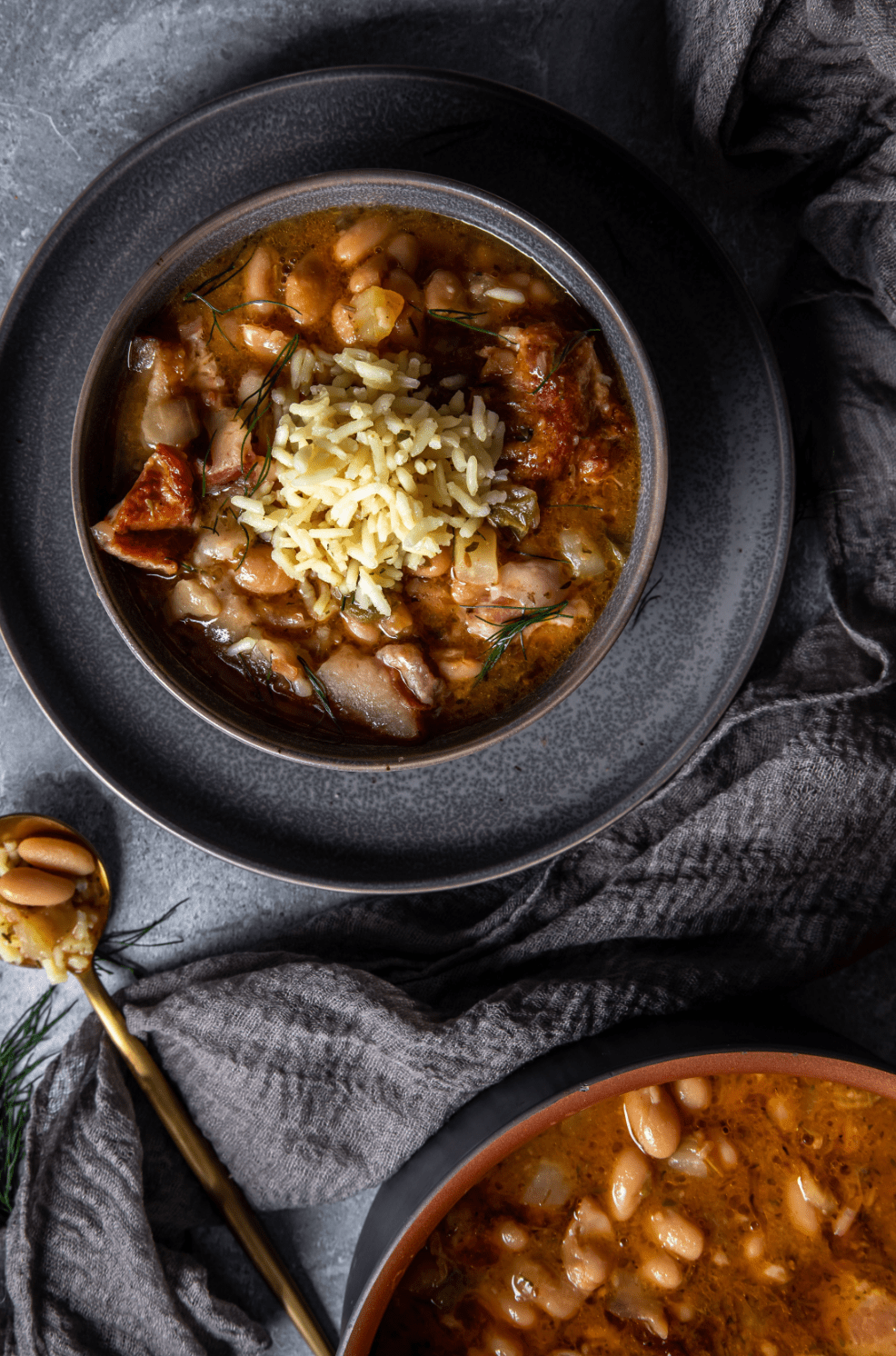 dariuscooks navy beans with smoked turkey